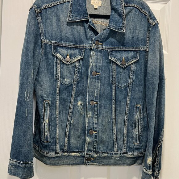 Able Jean Jacket Size Large - Picture 2 of 9